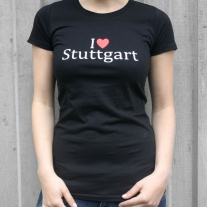 Stuttgart T-Shirt "I love Stuttgart" Lady